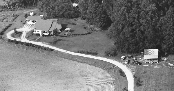 Vintage Aerial photo from 2005 in Scotland County, NC