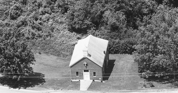 Vintage Aerial photo from 1989 in Halifax County, VA