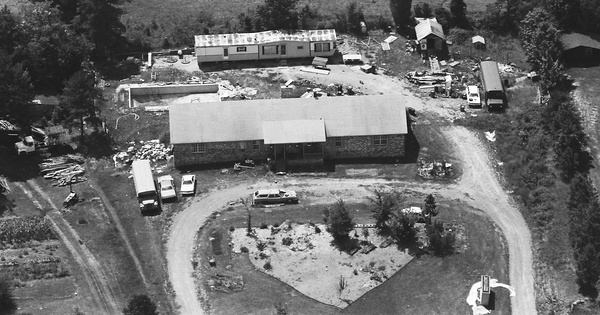 Vintage Aerial photo from 1987 in Davidson County, NC