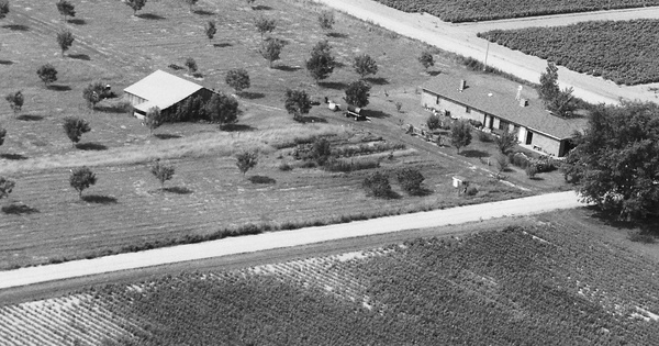 Vintage Aerial photo from 1985 in Craighead County, AR