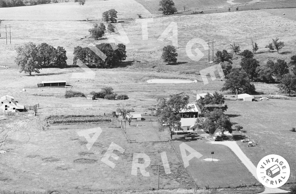 Vintage Aerial Missouri Randolph County 1978 22SRA21