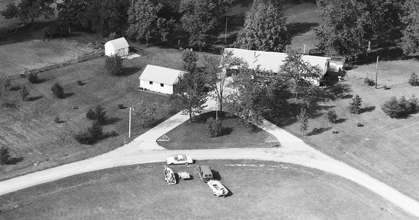 Vintage Aerial photo from 1990 in Allen County, IN