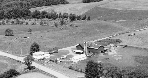 Vintage Aerial photo from 1995 in Holmes County, OH