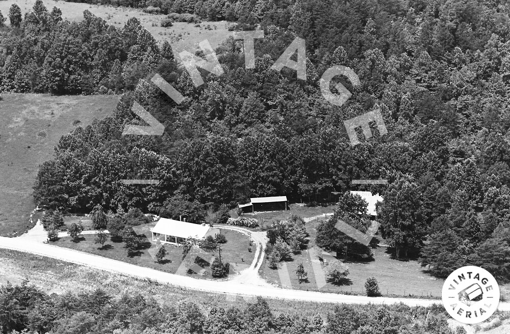Vintage Aerial North Carolina Yadkin County 1965 15HYA10