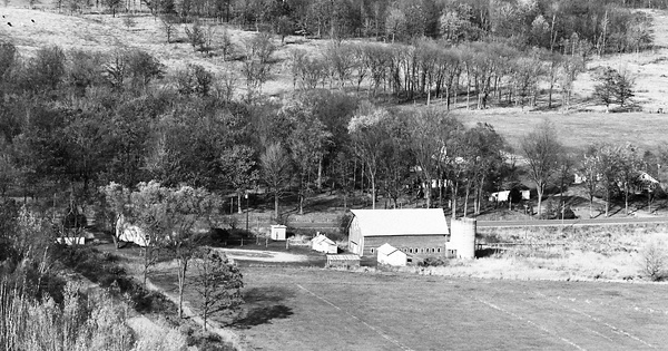 Vintage Aerial photo from 1973 in Barron County, WI