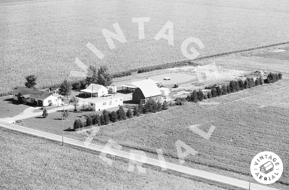 Vintage Aerial Ohio Paulding County 1980 24RPA26