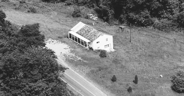 Vintage Aerial photo from 1983 in Noble County, OH