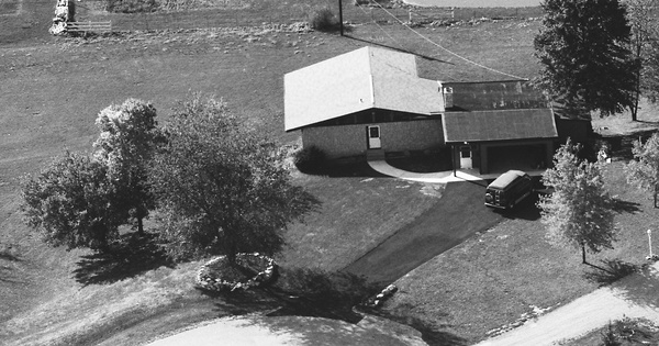 Vintage Aerial photo from 1983 in Delaware County, OH