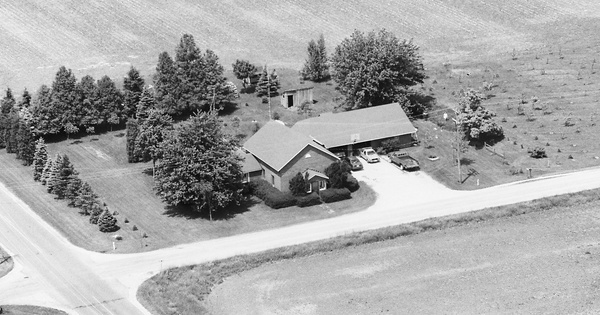 Vintage Aerial photo from 1991 in Defiance County, OH