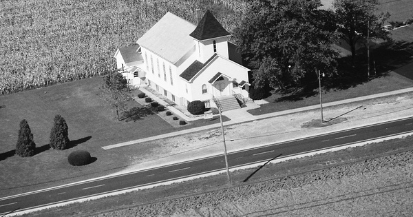 Vintage Aerial photo from 1990 in Henry County, OH