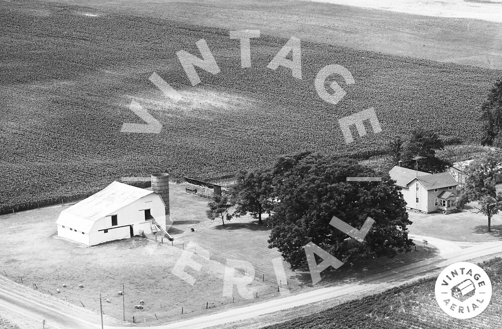 Vintage Aerial Ohio Fulton County 1974 30DFU2