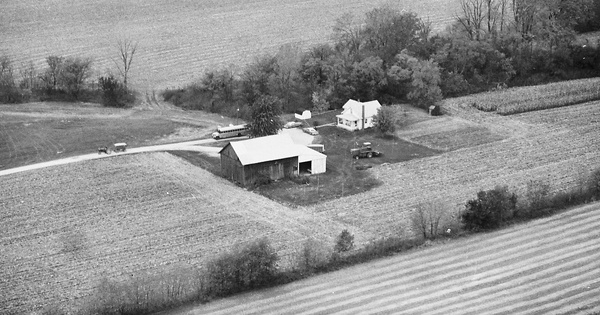 Vintage Aerial photo from 1980 in Miami County, OH