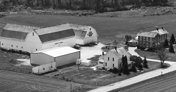 Vintage Aerial photo from 1985 in Seneca County, OH