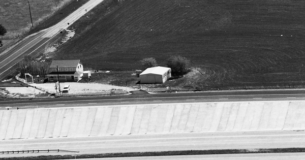 Vintage Aerial photo from 1991 in Wise County, TX