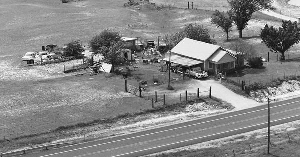 Vintage Aerial photo from 1984 in Wise County, TX