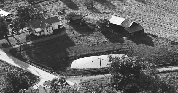 Vintage Aerial photo from 1989 in Rutland County, VT