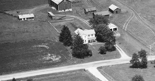 Vintage Aerial photo from 1994 in Morrow County, OH