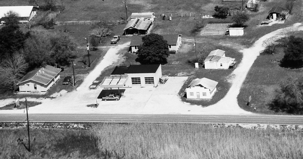 Vintage Aerial photo from 1994 in Cameron Parish, LA