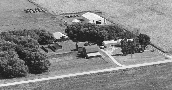 Vintage Aerial photo from 1981 in Swift County, MN