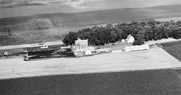 Vintage Aerial photo from 1967 in Sibley County, MN