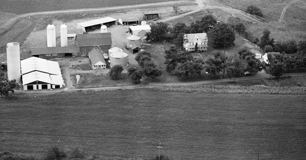 Vintage Aerial photo from 1982 in Carroll County, OH