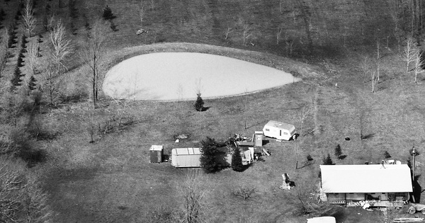 Vintage Aerial photo from 1989 in Cattaraugus County, NY