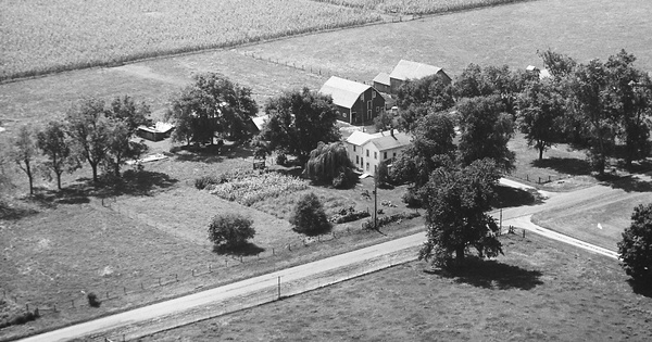 Vintage Aerial photo from 1969 in Knox County, IL