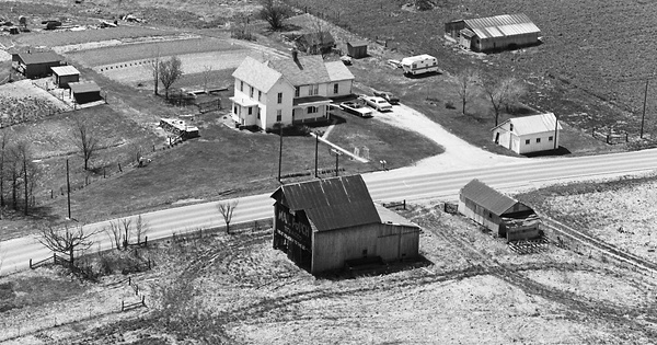Vintage Aerial photo from 1982 in Dubois County, IN