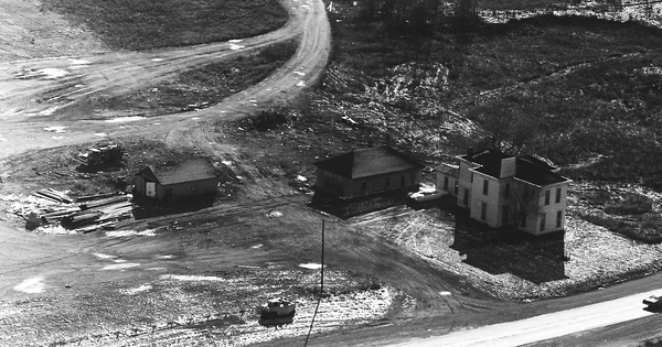 Vintage Aerial photo from 1971 in Delaware County, IN