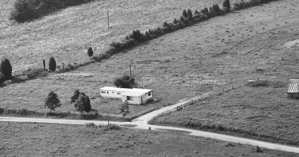 Vintage Aerial photo from 1986 in Edmonson County, KY