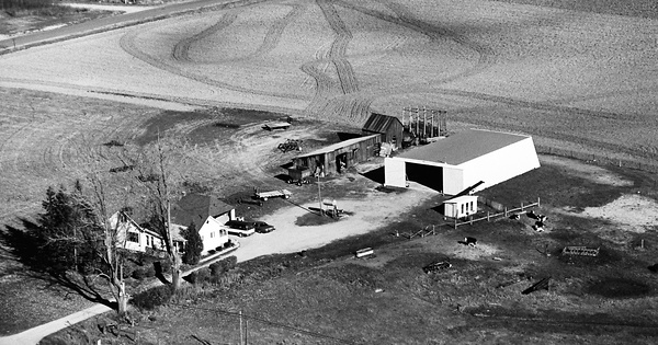 Vintage Aerial photo from 1981 in Ogemaw County, MI