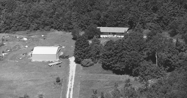 Vintage Aerial photo from 2000 in Otsego County, MI