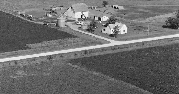 Vintage Aerial photo from 1979 in Clarke County, IA