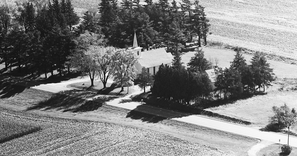 Vintage Aerial photo from 1973 in Olmsted County, MN