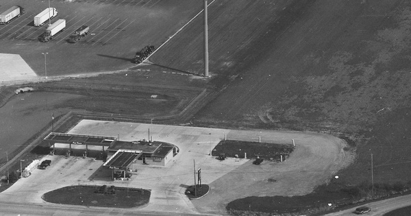 Vintage Aerial photo from 2000 in Monroe County, MI