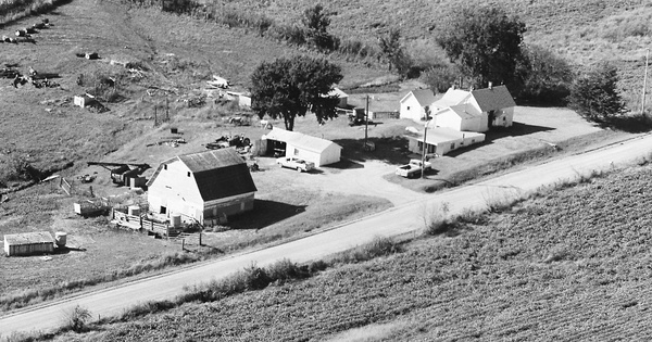 Vintage Aerial photo from 1982 in Marion County, IA