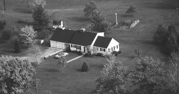 Vintage Aerial photo from 1977 in Washtenaw County, MI