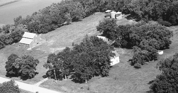 Vintage Aerial photo from 1969 in Blue Earth County, MN