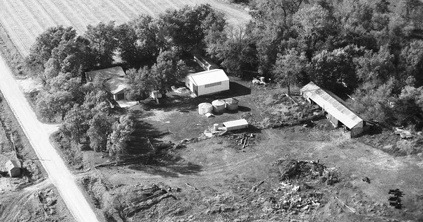 Vintage Aerial photo from 1993 in Pocahontas County, IA