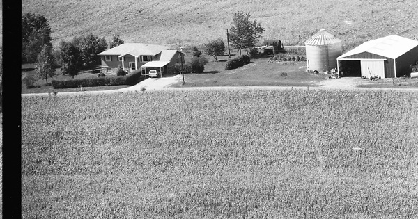 Vintage Aerial photo from 1988 in Miami County, IN