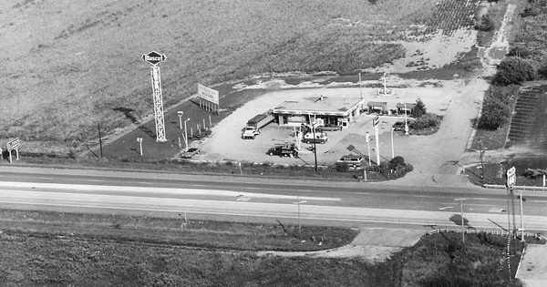 Vintage Aerial photo from 1980 in Montgomery County, IN