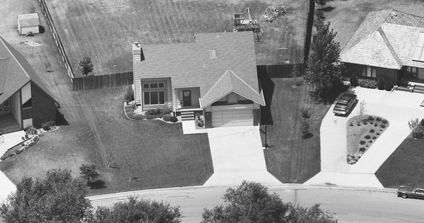Vintage Aerial photo from 1991 in Harvey County, KS