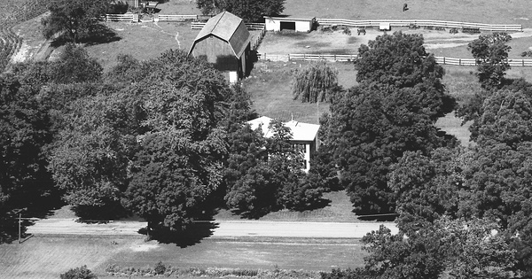 Vintage Aerial photo from 1976 in Calhoun County, MI