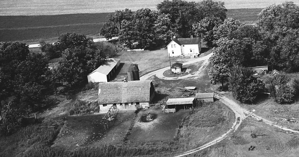 Vintage Aerial photo from 1967 in Goodhue County, MN