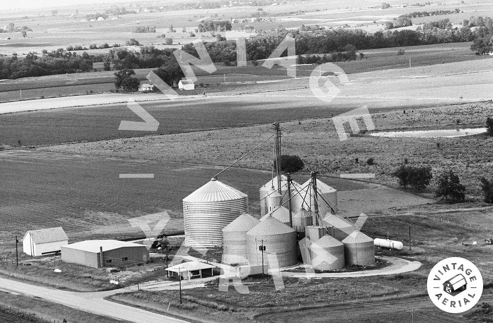 Vintage Aerial Iowa Wapello County 1978 58YWA17