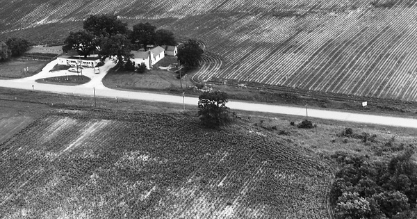 Vintage Aerial photo from 1965 in Tama County, IA