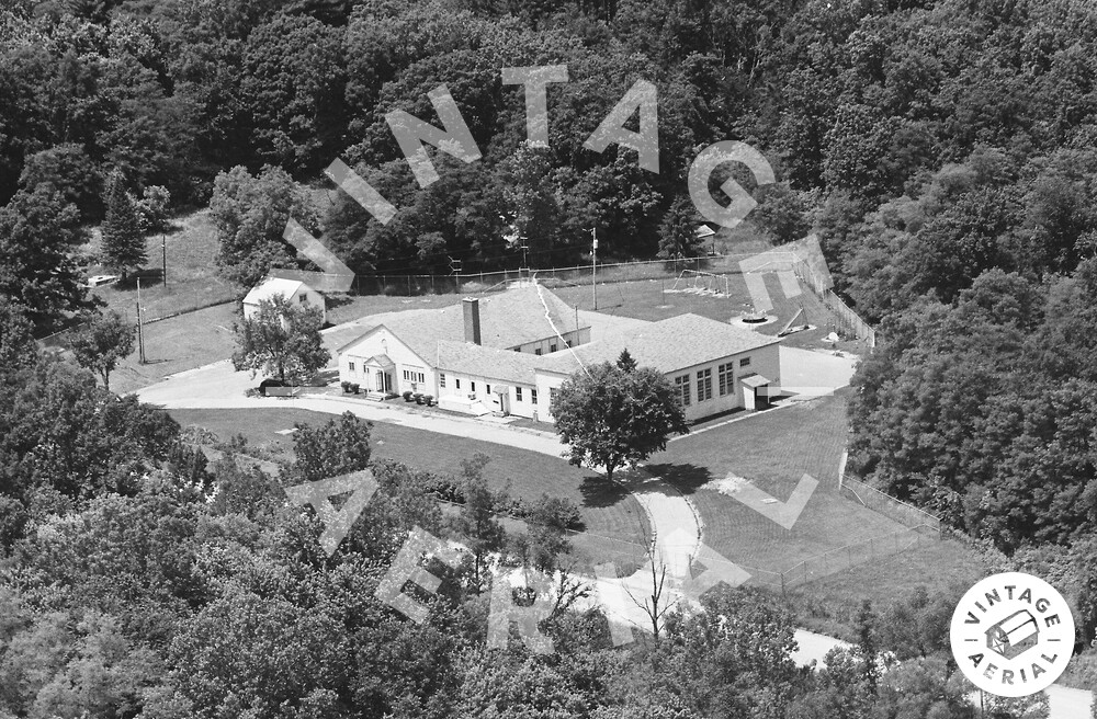 Vintage Aerial Iowa Tama County 1982 25FTM26