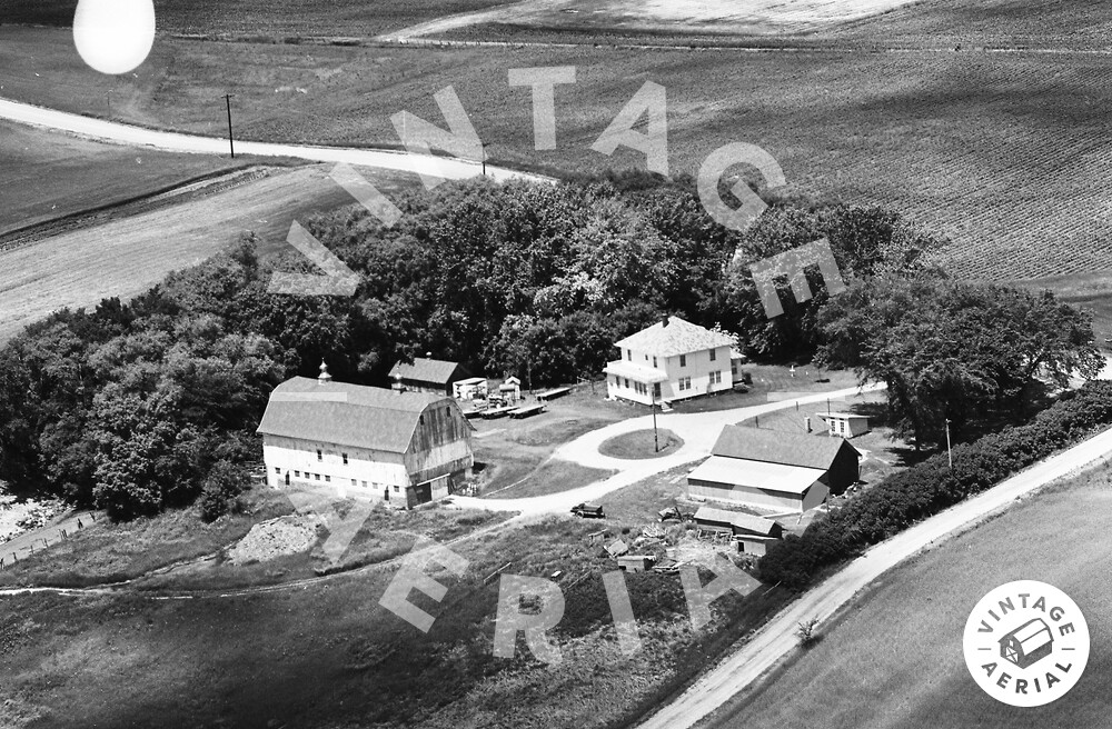 Vintage Aerial Minnesota Carver County 1967 54MCA3