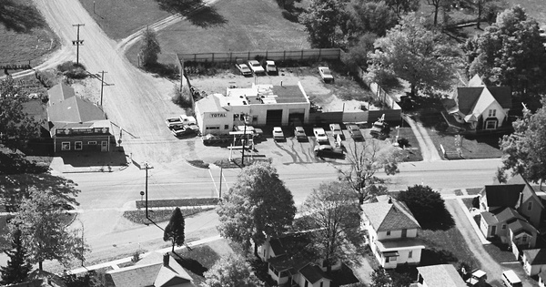 Vintage Aerial photo from 1981 in Eaton County, MI