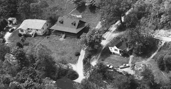 Vintage Aerial photo from 1992 in Perry County, KY